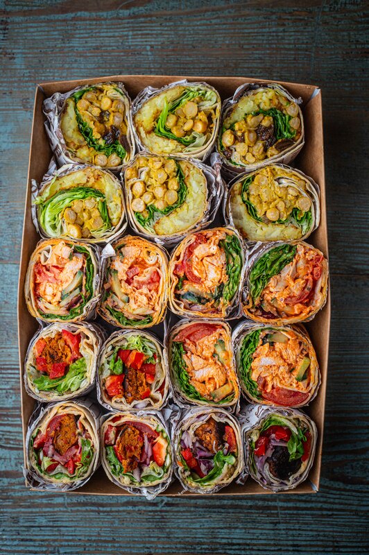 Catering: Selection of Freshly Made Wraps